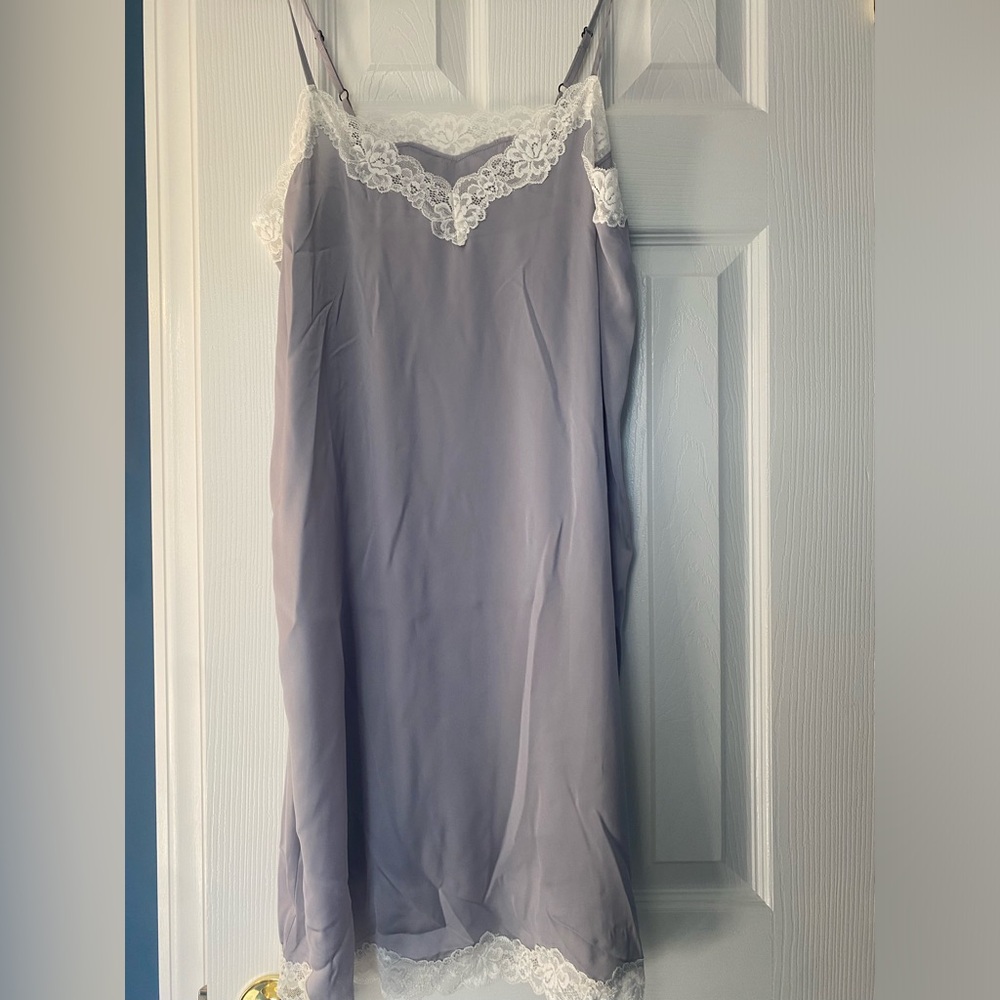 Women’s Silky Silver Slip
